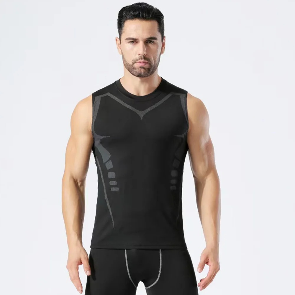 Tank Top Muscle - Męski top kompresyjny 2026, koszulka bez