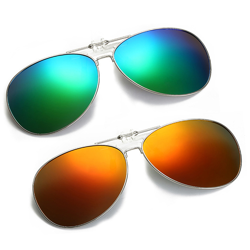 Sunglasses Aviator Polarized - Ponadgabarytowe okulary przeciwsłoneczne z klipsem do