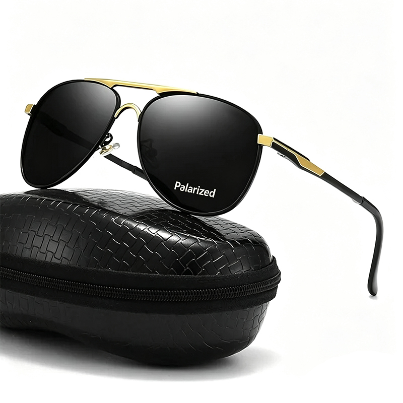 Sunglasses Aviator Polarized - Okulary przeciwsłoneczne polaryzacyjne pilotki męskie damskie