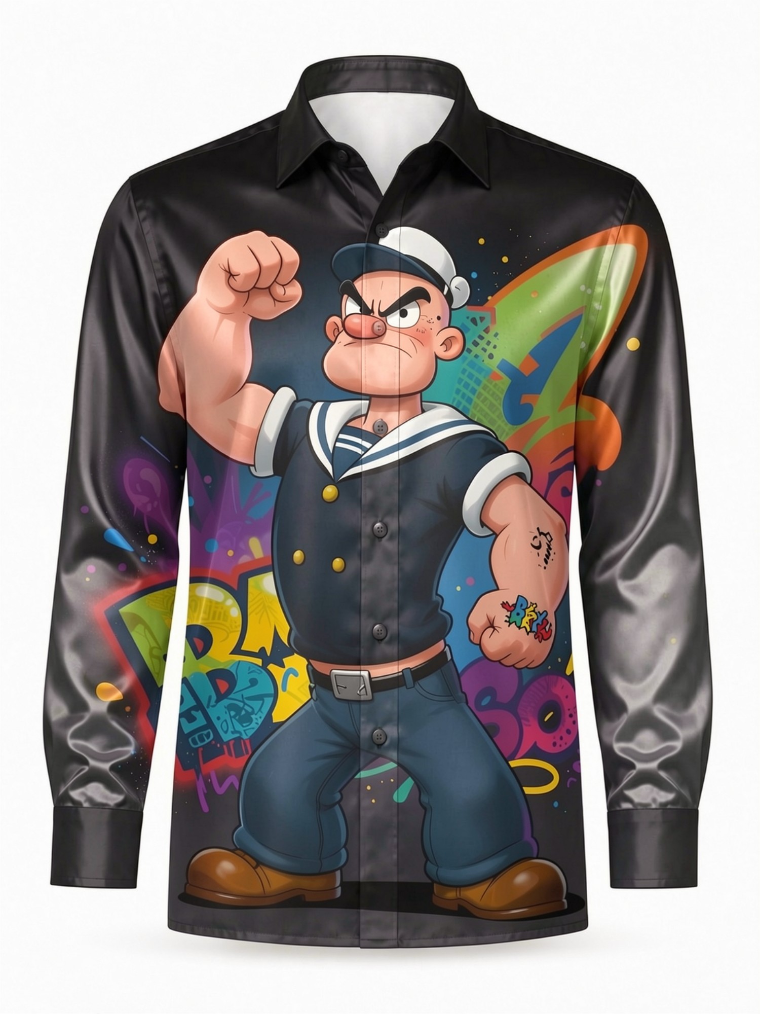 Męska błyszcząca satynowa kosz – Resort Shirt Floral recenzja i cena