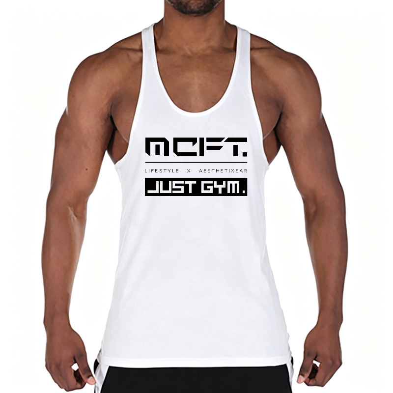 Męska bawełniana koszulka bez  – Tank Top Muscle recenzja i cena
