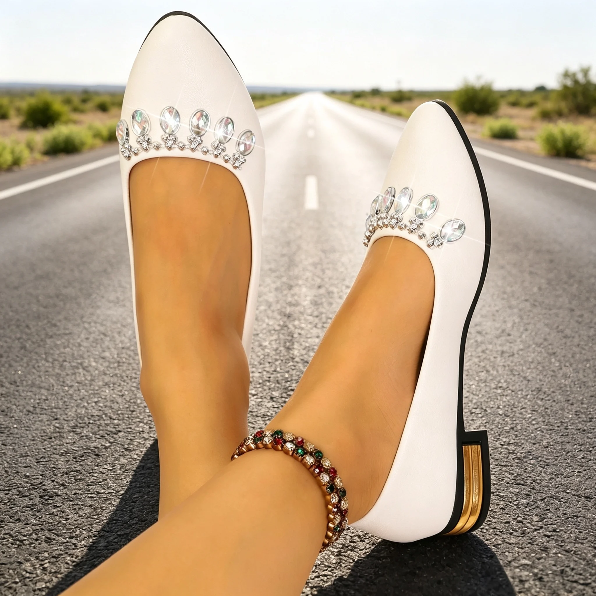 Damskie baleriny z ostrym nosk – Espadrille Slip On recenzja i cena
