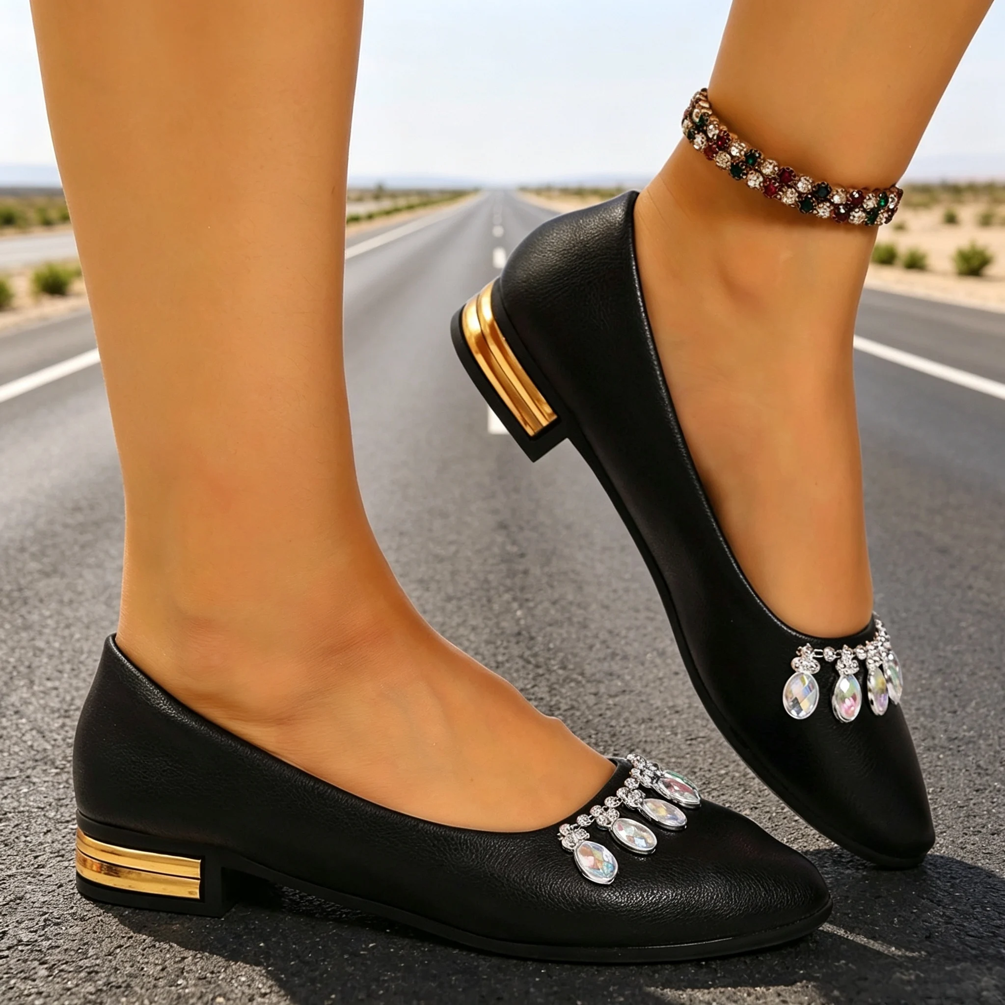 Damskie baleriny z ostrym nosk – Espadrille Slip On recenzja i cena