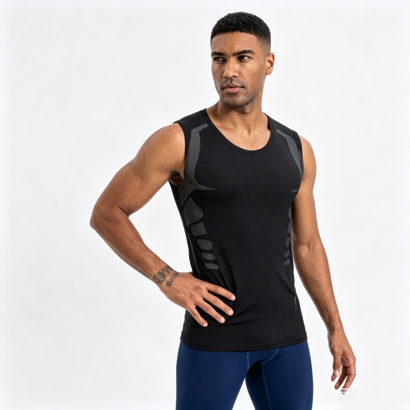 Męski top kompresyjny 2026, ko – Tank Top Muscle recenzja i cena